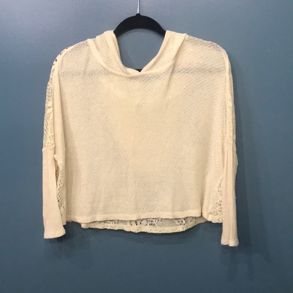 Cream Crop Top